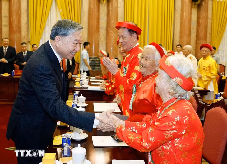 Tổng Bí thư, Chủ tịch nước Tô Lâm và các đại biểu - Ảnh: TTXVN