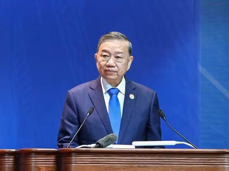 Tổng Bí thư, Chủ tịch nước Tô Lâm phát biểu chỉ đạo Đại hội.