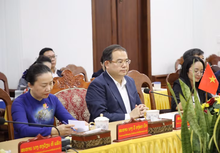 Đồng chí Quản Minh Cường, Ủy viên Trung ương Đảng, Bí thư Tỉnh ủy, Trưởng Đoàn ĐBQH tỉnh Quảng Ninh, phát biểu tại cuộc hội kiến.