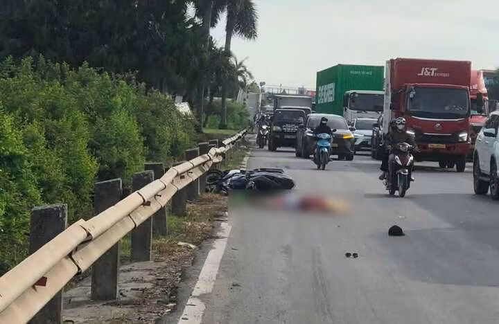 Hiện trường vụ tai nạn. (Ảnh: MXH)