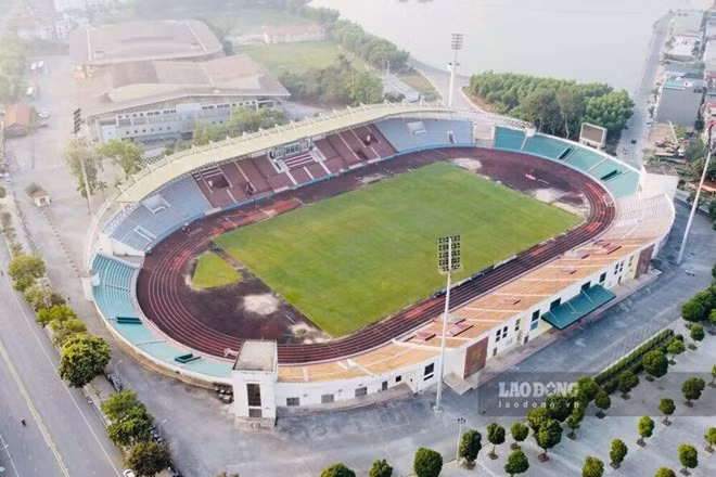 6 trận đấu Vòng loại Giải bóng đá U20 châu Á 2027 trên Sân vận động Việt Trì dự kiến từ ngày 31.8 - ngày 6.9.2026. Ảnh: Tô Công