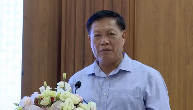 Ông Đỗ Xuân Tuyên, Thứ trưởng Bộ Y tế, phát biểu tại hội nghị - Ảnh: M.CHÂU