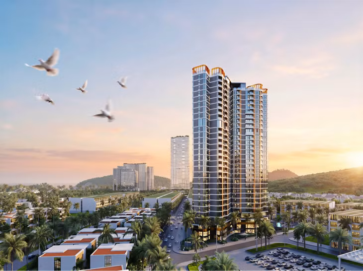 Tòa căn hộ cao cấp Vân Bay.