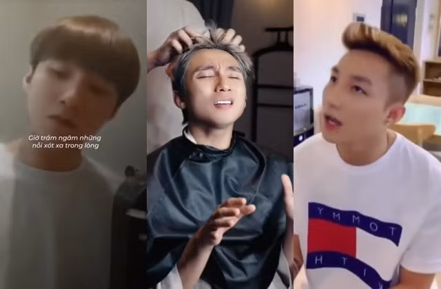 Sơn Tùng M-TP 3 lần cover ca khúc “Bóng dáng thiên thần” của Đan Trường. Ảnh cắt từ video