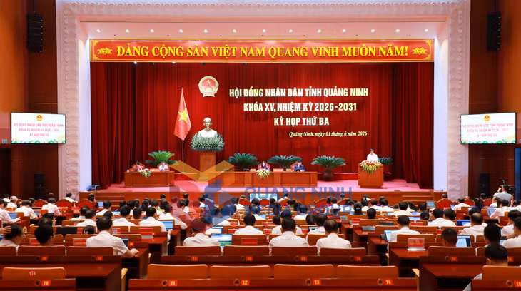 Khai mạc Kỳ họp thứ 3 (kỳ họp chuyên đề), HĐND tỉnh khóa XV, nhiệm kỳ 2026-2031 (06-2026). Ảnh: Minh Hà