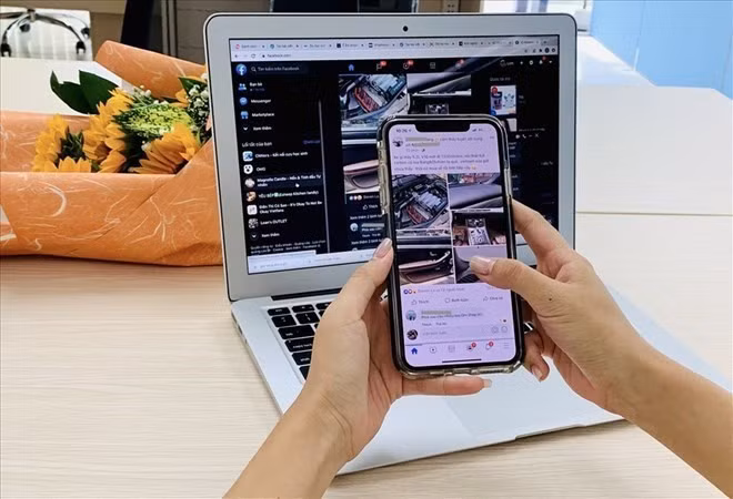 Nhiều người dùng cho biết họ lo ngại việc chia sẻ các bài báo từ cơ quan báo chí chính thống có thể bị xử phạt theo Nghị định mới. Ảnh: Thùy Dương