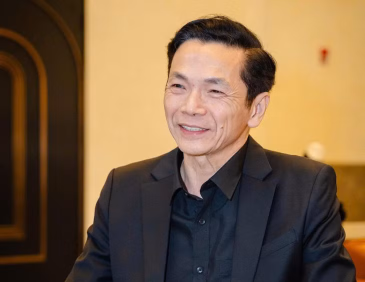 NSND Trung Anh đóng phim điện ảnh “Mật mã Đông Dương” của Điện ảnh Công an Nhân dân. Ảnh: NVCC