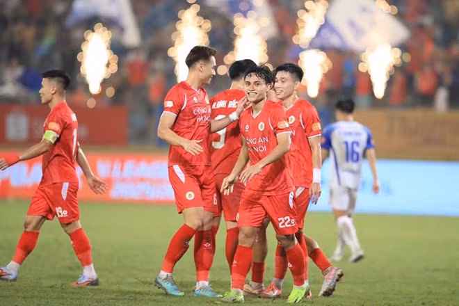 Câu lạc bộ Công an Hà Nội sẽ làm khách trên sân Adelaide United ở trận play-off AFC Champions League Elite 2026-2027. Ảnh: VFF
