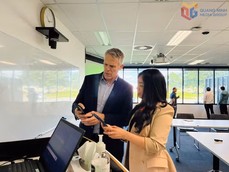 Lãnh đạo Sở KH&amp;CN thăm, làm việc với doanh nghiệp của New Zealand. Ảnh: Đơn vị cung cấp.