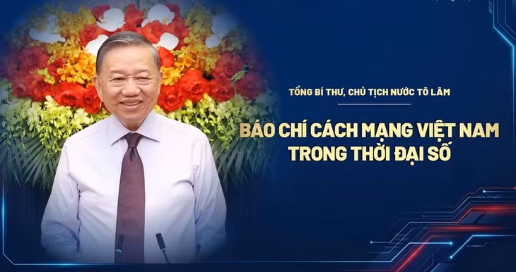 Nhân kỷ niệm 101 năm Ngày Báo chí Cách mạng Việt Nam, Tổng Bí thư, Chủ tịch nước Tô Lâm đã có bài viết quan trọng về báo chí cách mạng Việt Nam trong thời đại số.