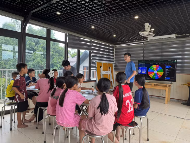 Một giờ học Tiếng Anh sôi động.
