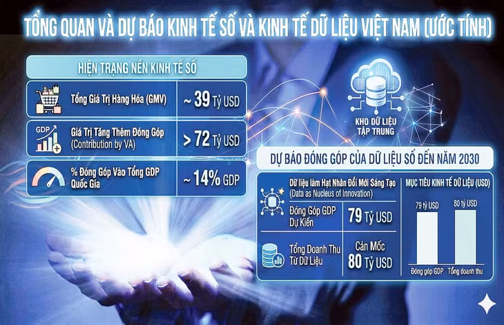 Dự báo về kinh tế dữ liệu tại Việt Nam.