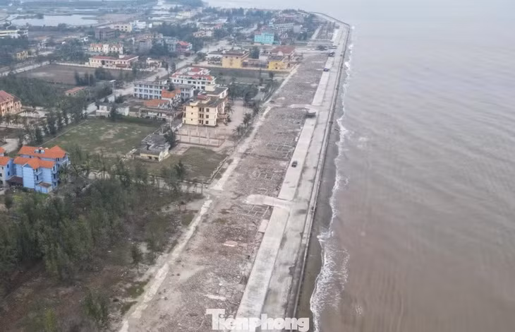 Khu vực bãi biển Quất Lâm nay đổi thành Giao Ninh.