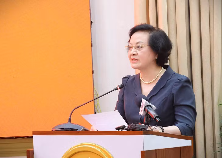 Phó Thủ tướng Chính phủ Phạm Thị Thanh Trà phát biểu tại hội thảo. Ảnh: Hà Trang