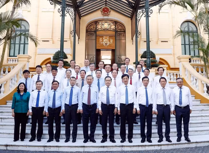 Tổng Bí thư, Chủ tịch nước Tô Lâm và các đại biểu. Ảnh: TTXVN