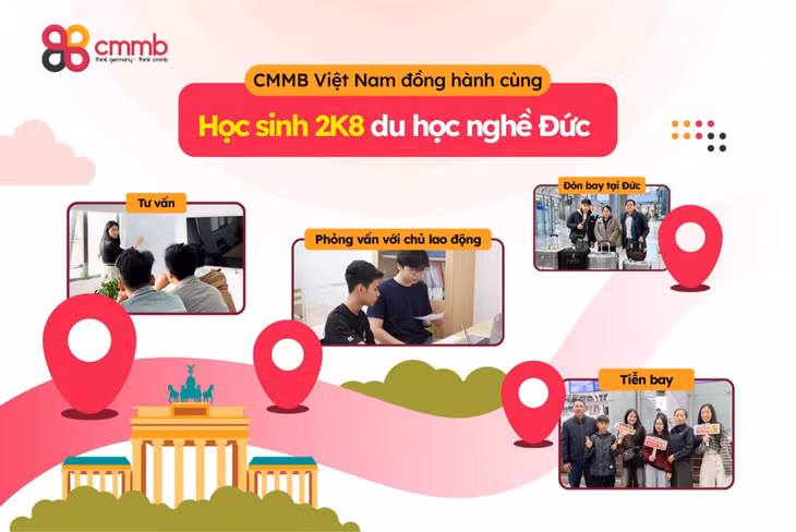 (Lễ tiễn bay tại Việt Nam, đón học viên tại đầu Đức)