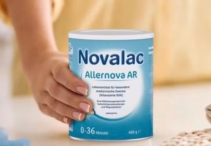 Bộ Y tế cảnh báo không sử dụng sữa bột trẻ em Allernova AR có số lô 183403 do Laboratoires Novalac sản xuất. (Ảnh: Novalac)