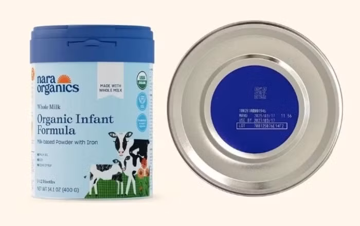 Loại sữa được cảnh báo có thể gây ngộ độc cho trẻ sơ sinh.