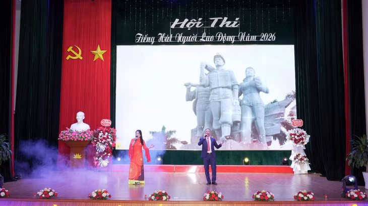 Hội thi tiếng hát người lao động năm 2026 tại Công ty CP Than Vàng Danh - Vinacomin.