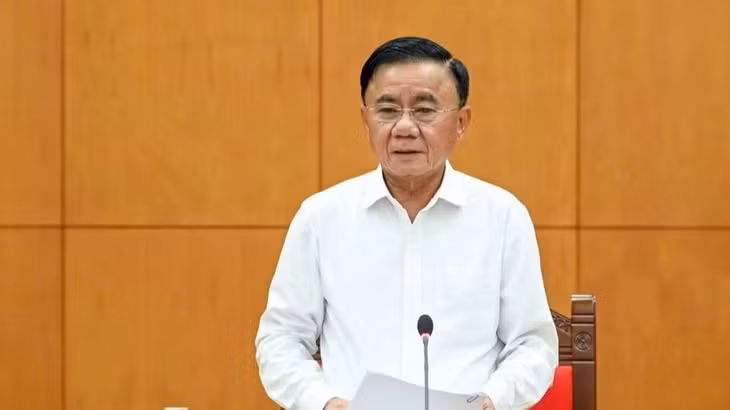 Đồng chí Trần Cẩm Tú, Ủy viên Bộ Chính trị, Thường trực Ban Bí thư. (Ảnh: DUY LINH)