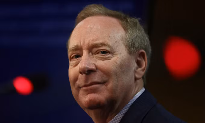 Chủ tịch Microsoft Brad Smith. Ảnh: Reuters