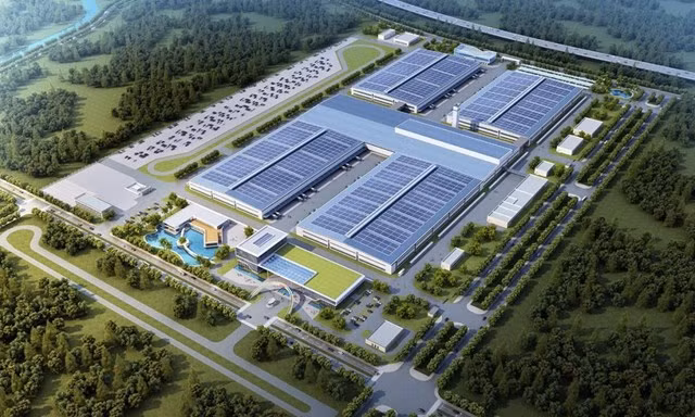 Phối cảnh Nhà máy ô tô Thành Công Việt Hưng tại KCN Việt Hưng.