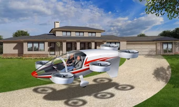 Thiết kế mẫu của phương tiện Epiphany Transporter. Ảnh: Applied eVTOL Concepts