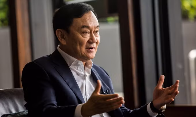 Cựu thủ tướng Thái Lan Thaksin Shinawatra. Ảnh: AFP
