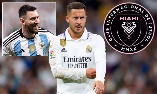Hazard có thể đối đầu Messi ở MLS.