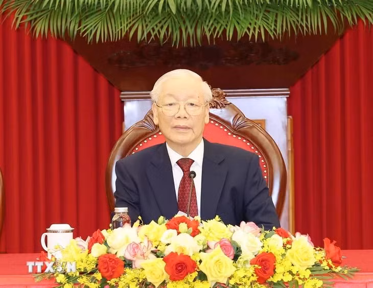 Tổng Bí thư Nguyễn Phú Trọng. (Ảnh: Trí Dũng/ TTXVN)