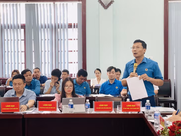 Đại biểu tham gia ý kiến vào Dự án Luật Công đoàn (sửa đổi).