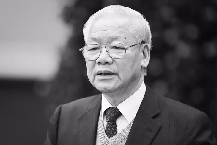 Cố Tổng Bí thư Nguyễn Phú Trọng.