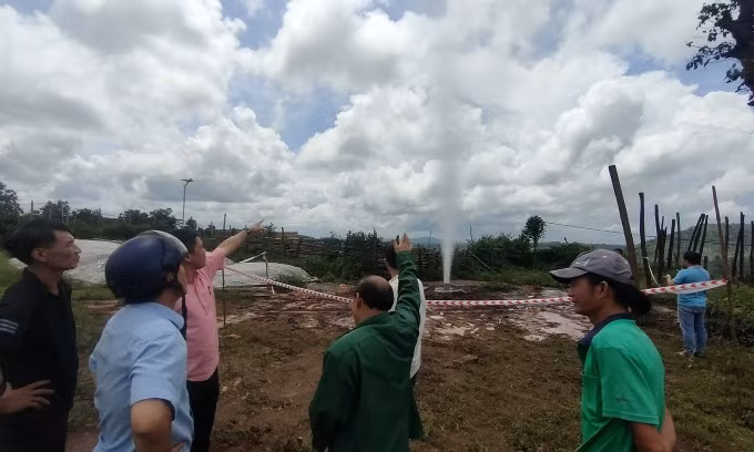 Địa phương khoanh vùng để theo dõi hiện tượng lạ ở địa bàn. Ảnh: Trần Hoá