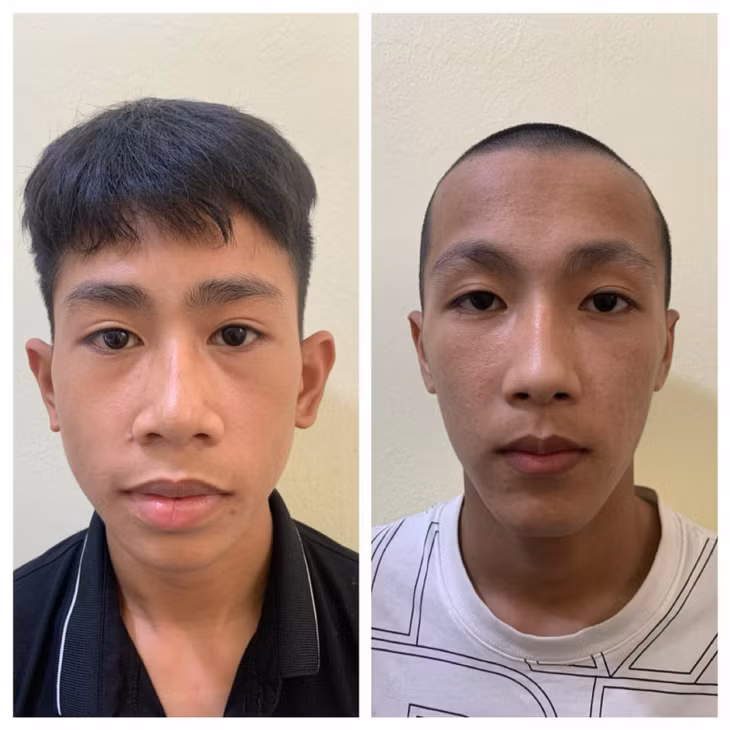 Hai đối tượng trong vụ cướp.