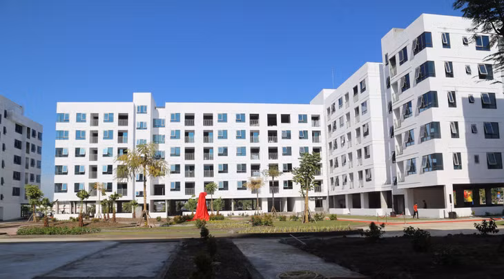 Khu nhà ở công nhân và chuyên gia tại KCN Đông Mai (TX Quảng Yên).