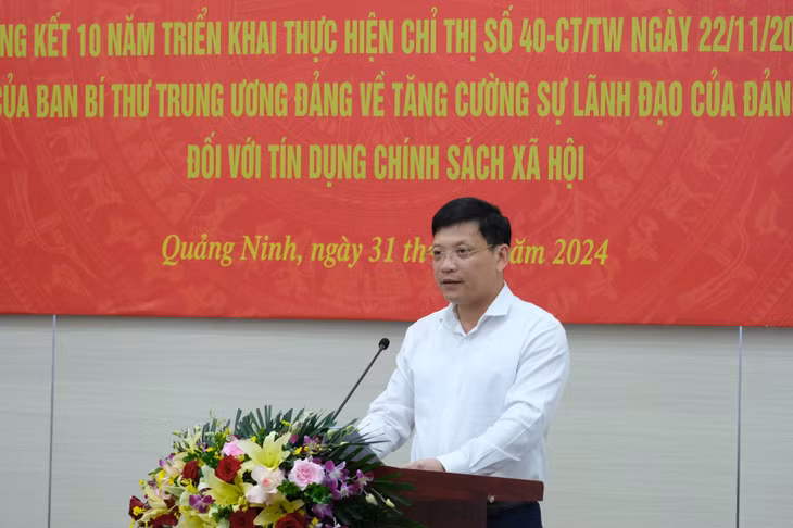Đồng chí Nghiêm Xuân Cường, Phó Chủ tịch UBND phát biểu tại hội nghị.