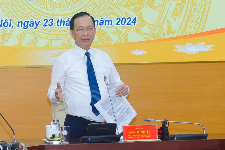 Ông Đào Minh Tú, phó thống đốc Ngân hàng Nhà nước - Ảnh: NHNN