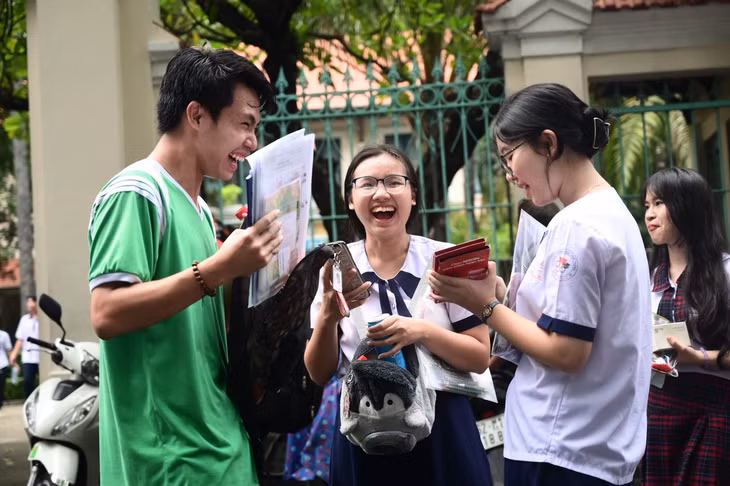 Thí sinh dự thi tốt nghiệp 2024. Ảnh: Nguyễn Huế