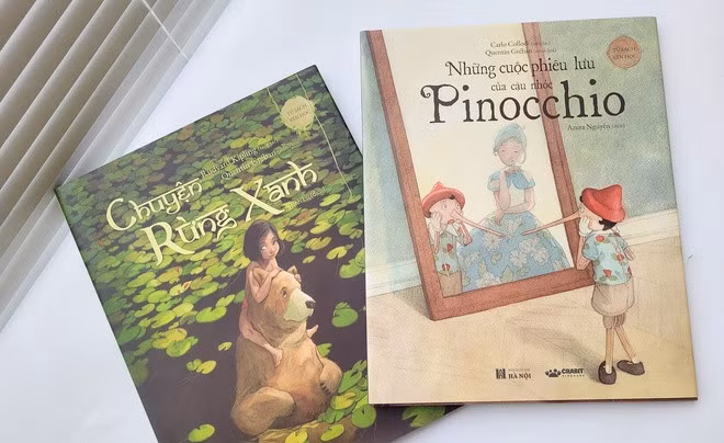 Phiên bản mới của hai tác phẩm Chuyện rừng xanh và Pinocchio do thương hiệu sách Crabit Kidbooks liên kết với Nhà Xuất bản Hà Nội xuất bản.