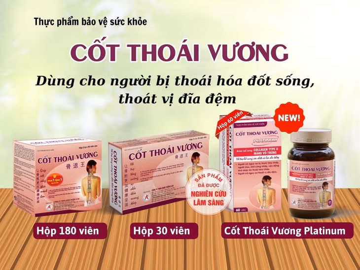 Cốt Thoái Vương giúp giảm đau lưng do thoái hóa cột sống hiệu quả