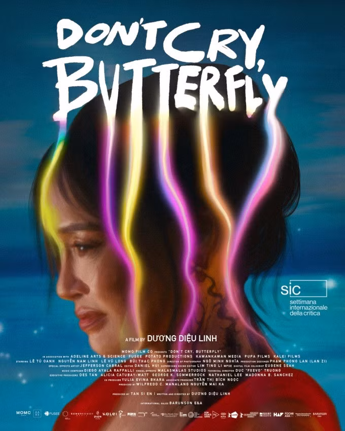 Poster phim "Don't Cry Butterfly" (tên tiếng Việt là "Mưa trên cánh bướm"). Ảnh: Momo Film Co
