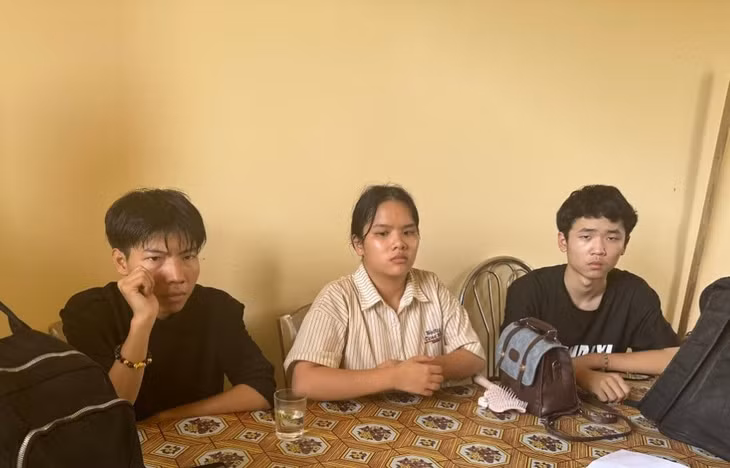 3 đối tượng bị bắt giữ. Ảnh: Công an thị xã Ba Đồn