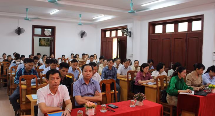 Các đại biểu tham dự lớp bồi dưỡng.