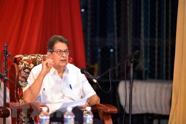 Nguyên Đại sứ Cuba tại Việt Nam Fredesmán Turró González. Ảnh: Lê Hà/TTXVN