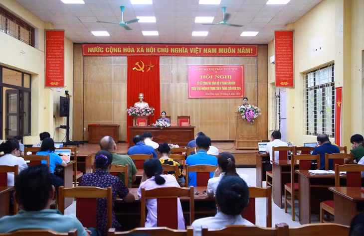 Đảng bộ thị trấn Tiên Yên, huyện Tiên Yên tổ chức hội nghị sơ kết công tác Đảng bộ 6 tháng đầu năm 2024.