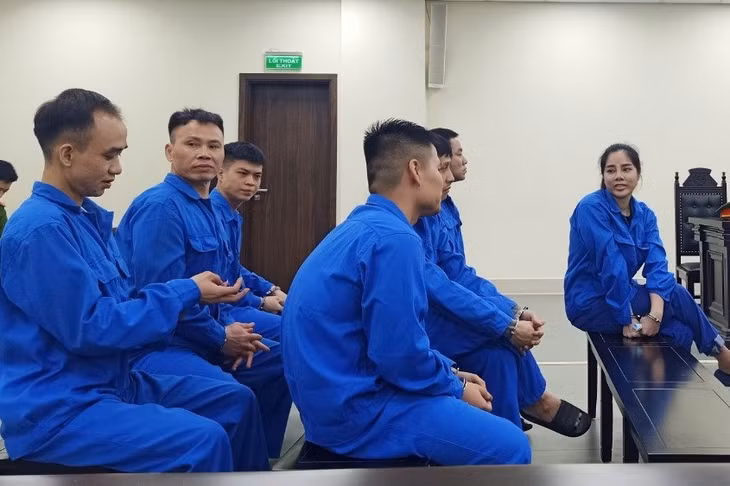 Các bị cáo tại tòa. Ảnh: TT