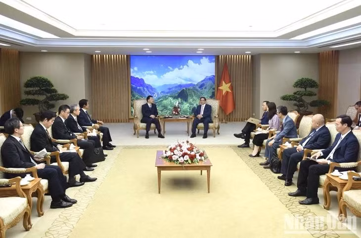 Quang cảnh buổi tiếp.