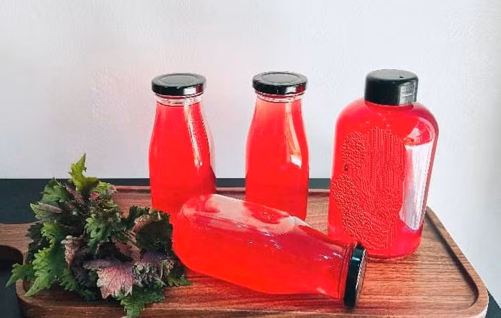 Nước tía tô có công dụng bất ngờ cải thiện sức khỏe - Ảnh: L.N.