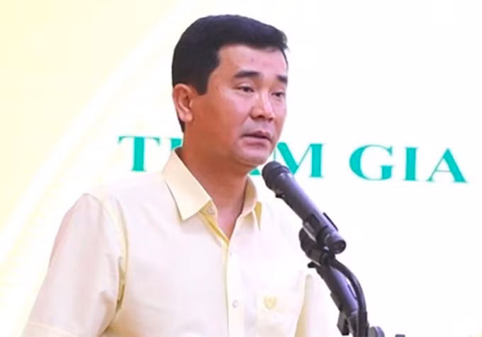 Ông Hồ Đại Dũng khi chưa bị bắt. Ảnh: Phutho.gov