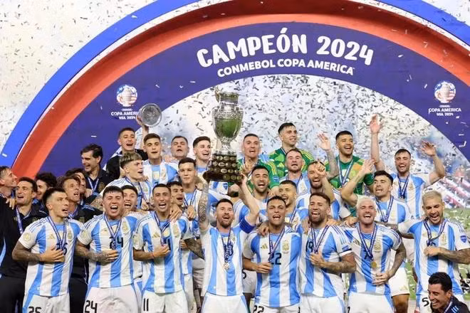 Argentina giành chức vô địch Copa America 2024 và xây chắc vị trí số 1 thế giới. (Nguồn: Copa America)